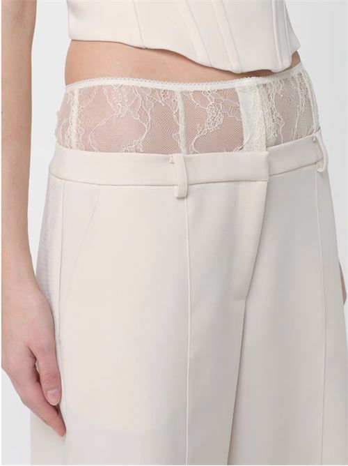 Pantaloni a gamba larga in crêpe Patrizia Pepe PATRIZIA PEPE | 8P0769-A6F5W409